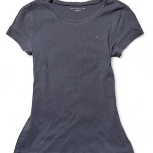 Tommy Hilfiger Women's Short Sleeve Crew Tee - Navy